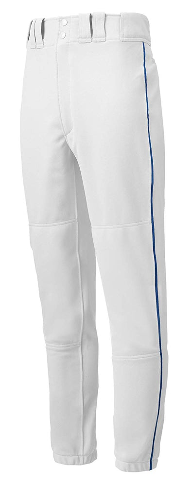 New Mizuno Select 350149.0052 Baseball Pants Youth XXX-Large White/Royal
