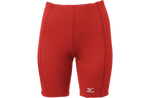 New Mizuno 350177 Women's Large Low Rise Sliding Compression Short - Red