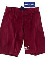 New Mizuno 350177 Women's X-Small Low Rise Sliding Compression Short - Maroon