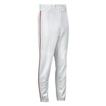 New Mizuno Select 350310.0010 Baseball Premier Pants Youth X-Large White/Red