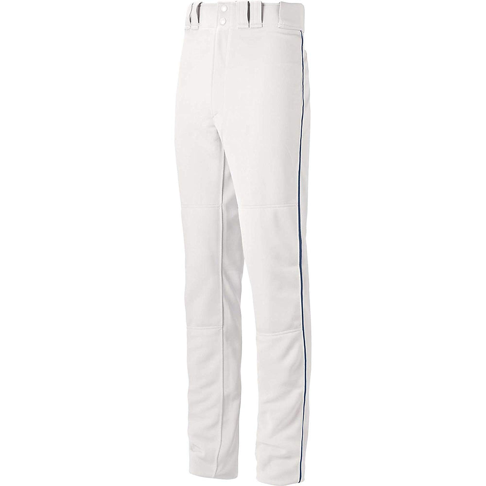 New Mizuno Pants Open Hemmed Bottom 350334 Mens X-Large White/Navy Baseball