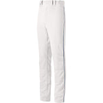 New Mizuno Pants Open Hemmed Bottom 350334 Mens X-Large White/Navy Baseball