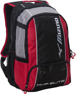 New Other Mizuno MVP Elite Generation 2 Backpack One Size Red/Grey/Black