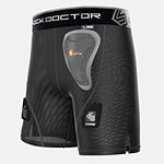 New Shock Doctor Core Loose Hockey Shorts with Pelvic Protector Women's X-S Blk