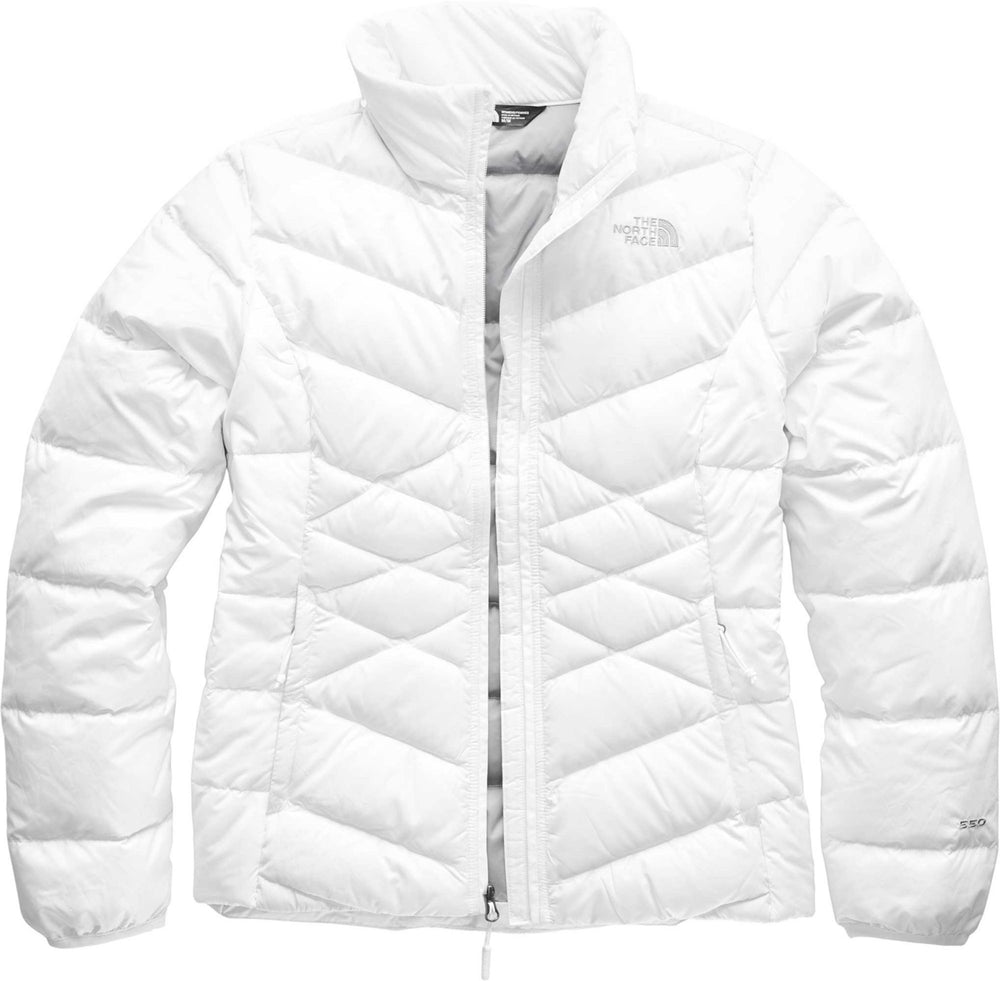 New North Face Women's Alpz Jacket White/Silver Medium