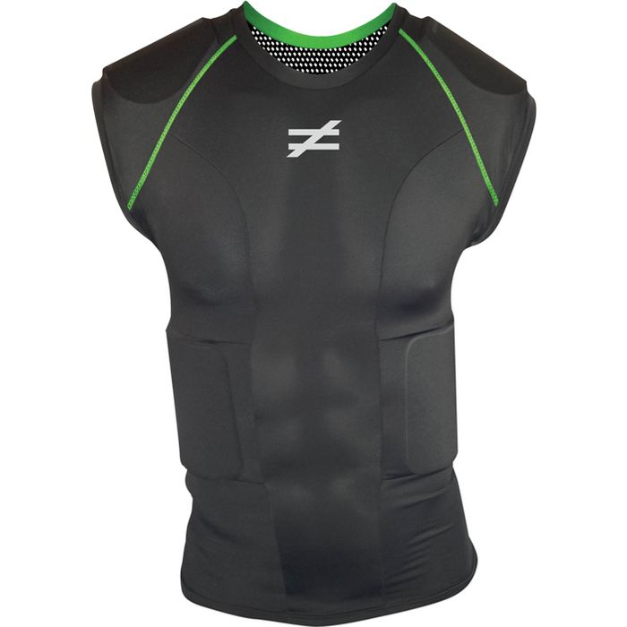 Unequal Youth Invincible 4-Pad Sleeveless Shirt Large Black/Green