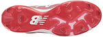 New New Balance Men's L4040v4 Metal Baseball Shoe Red/White Size 9