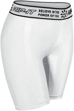 New RIP-IT Women's Period-Protection Softball Sliding Shorts X-Small White/Gray