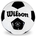 New WILSON Traditional Soccer Ball Size 5 White/Black