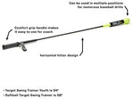New SKLZ Hitting Stick Batting Swing Trainer for Baseball 54 Inch Black/Yellow