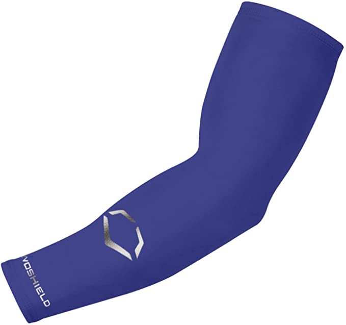 New EvoShield Adult Solid Compression Arm Sleeve Small Royal