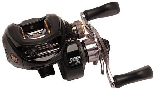 New Lews Fishing Tournament MB Baitcast Reel Left Hand Speed Spool Black/Gold