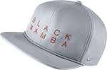 New Nike Men's Black Mamba aerobill Dri-fit zipback hat Gray/Red OSFM