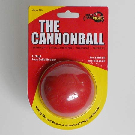 New CANNONBALL Fastpitch Softball Pitching Training Tool Aid 11" 16 Ounce Red