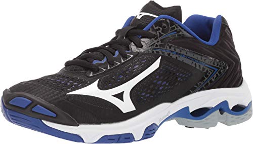New Mizuno Wmn 8.5 Wave Lightning Z5 Indoor Court Volleyball Shoe Blk/Royal