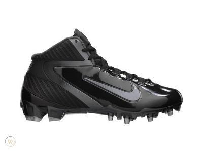 New Nike Alpha Speed TD Mens 8.5 Football Molded Cleats 442244 Black/Gray