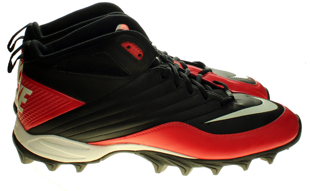 New Nike Speed Shark  Mens 8 Football Molded Cleats 642770 Red/Black