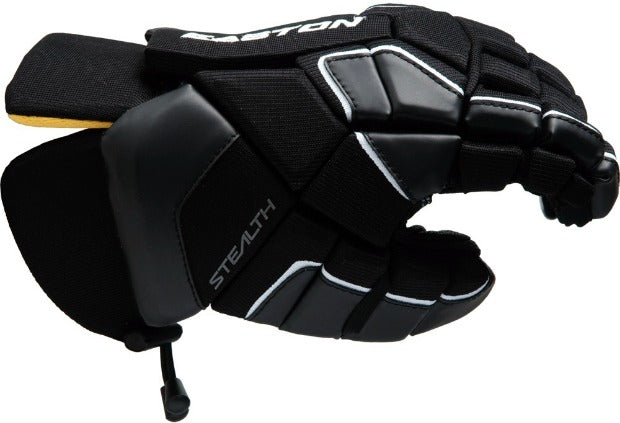 New Easton Stealth Lacrosse Glove 12 Inch Black/White AX Suede