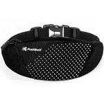 FuelBelt Helium Sport Pack Belt OSFA Black/White Lightweight, Adjustable