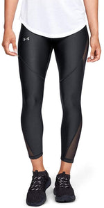 New Under Armour Women's HeatGear Fashion Ankle Crop 7/1 Black Small