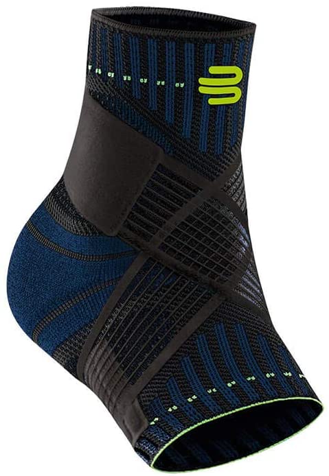 New Bauerfeind Sports Ankle Support Breathable Compression Large Left Navy/Green