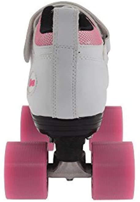 New Chicago Skates Bullet Ladies Speed Roller Skate –White/Pink Size 7 B-100W