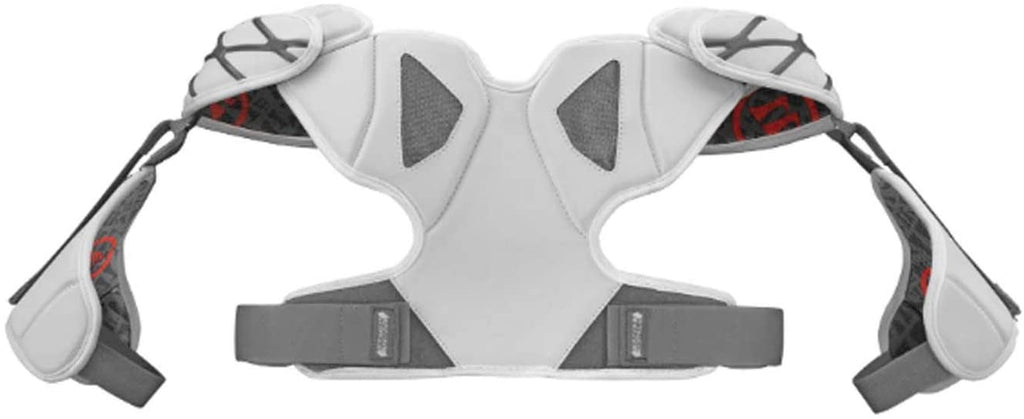 New Warrior Burn Hitman Lacrosse Shoulder Pad 2018 Adult Large WHite/S ...