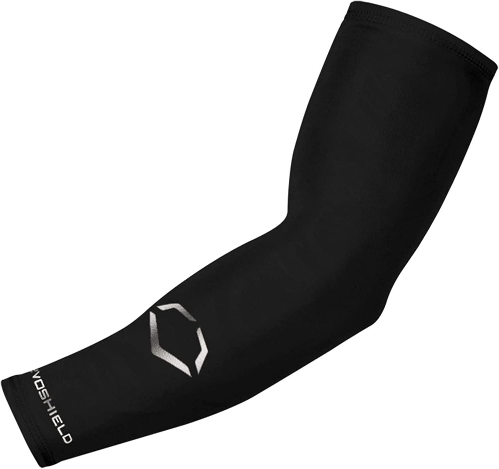 New EvoShield Youth Solid Baseball Compression Arm Sleeve Black