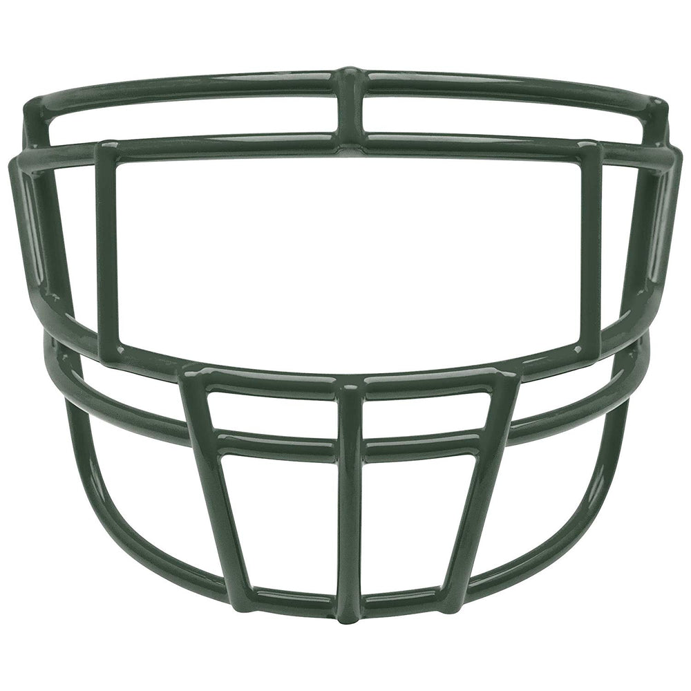 New Schutt EGOP-II Carbon Steel Super Pro Varsity Football Faceguard  Dark Green