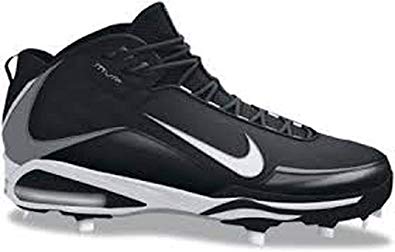 New Nike Air Max MVP Elite 3/4 Black/White Sz 10.5 Baseball Cleats