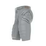New Shock Doctor Shockskin 3-Pad Impact Short with Integrated Thigh Pads XXL Gy