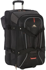 New High Sierra AT7 Upright Wheeled Rolling Duffel Bag, Black, 26-Inch