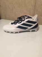 New Adidas Freak Carbon Mid Sz Mn 11.5 Football Molded Cleat White/Navy