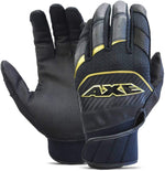 New Axe Pro-Fit Batting Gloves Cabretta Leather Adult Medium Black/Gold