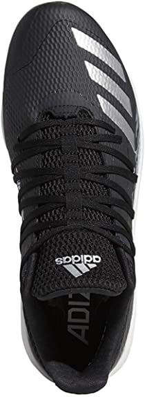 New adidas Men's Afterburner 6 Metal Baseball Cleats Size 8.5 Black/Silver