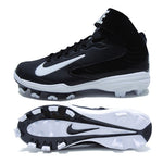 New Nike Huarache Strike Mid MCS Black/White Size 12 Baseball Cleats 615966
