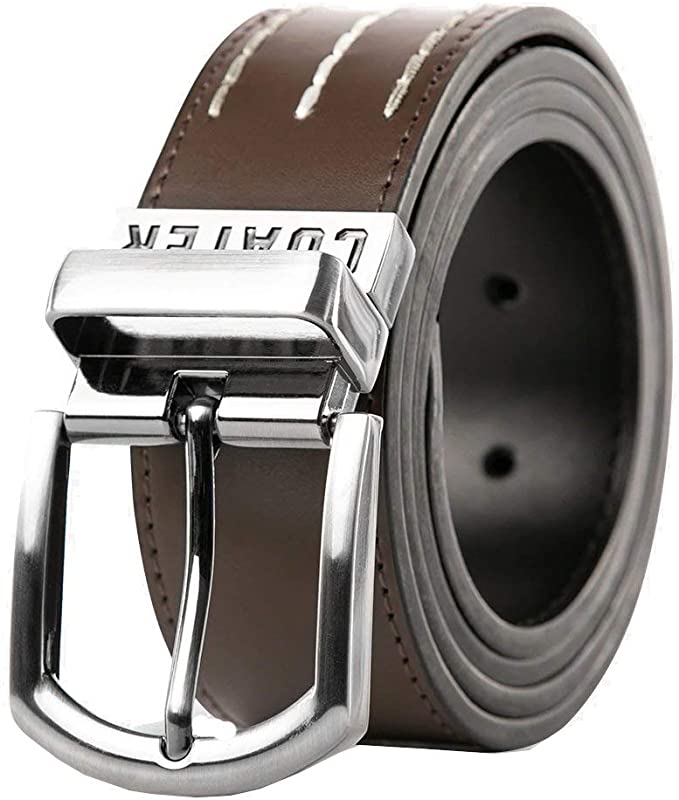 New Other Cauter by Travis Mathew Men's Golf Belt 34 Inch Reversible Brown/Black