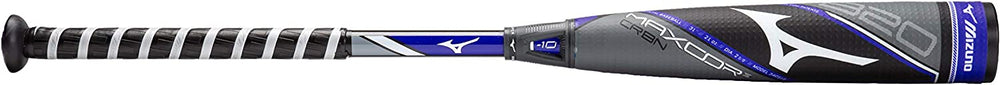New Mizuno B20-MAXCOR CRBN - Big Barrel Youth USA Baseball Bat Black/Blue