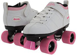 New Chicago Skates Bullet Ladies Speed Roller Skate –White/Pink Size 7 B-100W