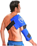 New Pro Ice Adult Shoulder/Upper Arm Ice Pack Blue/Black Relieve Pain