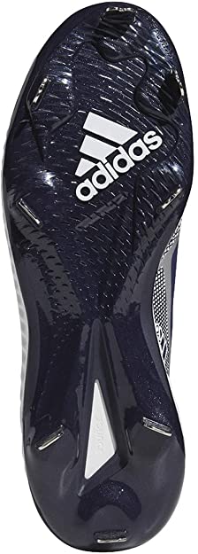 New Adidas Men's EG7605 Icon 6 Bounce Baseball Metal Cleats Navy/White Size 10.5