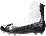 New Under Armour Men's Highlight Mc Football Shoe Size 14 Black/White