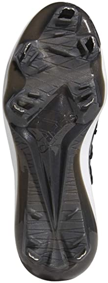 New adidas Men's Afterburner 6 Metal Baseball Cleats Size 11.5 Black/Silver