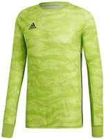 New Adidas Men AdiPro 19 Goalkeeper Long Sleeve Jersey X-Large Green/White