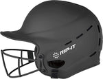 New RIP-IT | Vision Pro Softball Batting Helmet | Matte | Lightweight Womens Sport Equipment S/M Charcoal