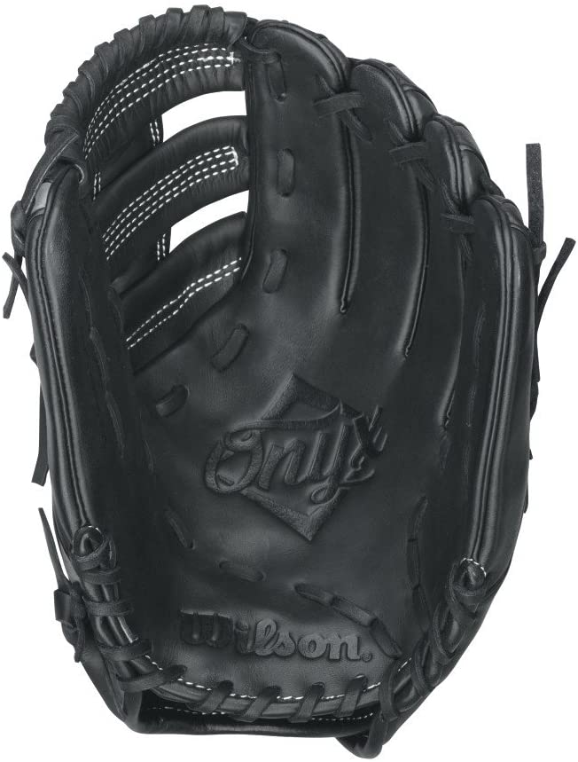 New Wilson Infield Glove Onyx Series A12RF15 11.75" Softball RHT Black/Blue