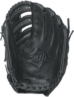 New Wilson Infield Glove Onyx Series A12RF15 11.75" Softball RHT Black/Blue
