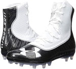 New Under Armour Men's Highlight Mc Football Shoe Size 11 Black/White