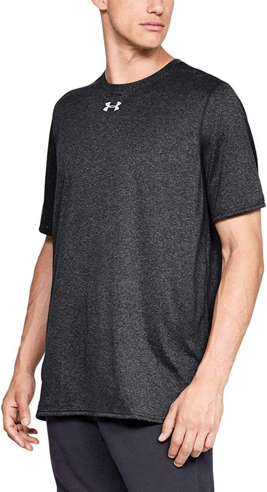 New Under Armour Mens Ua Locker 2.0 Short Sleeve Shirt 1305775 Gray X-Large