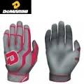 New DeMarini WTA6350SC Adult Batting Glove X-Large Gray Red
